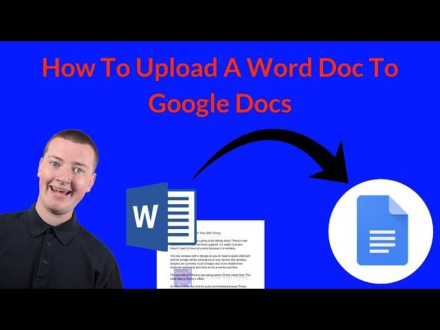 How To Upload A Word Doc To Google Docs