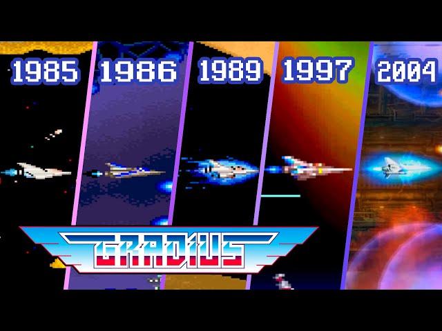 Evolution of Gradius Games/ グラディウスゲームの進化 /All Gradius Games / Comparison / Todos os jogos do Gradius