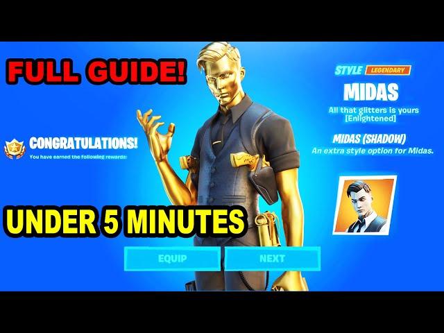 How To Get Shadow Or Ghost Midas! Complete 18 Midas Challenges!