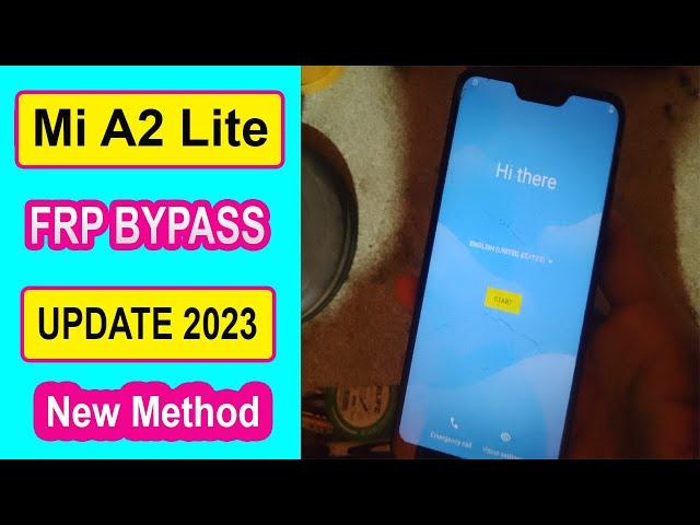 Mi A2 Lite Frp Bypass New Method 2023 | Mi M1805D1SG Frp Bypass | Xiaomi A2 Lite FRP Bypass