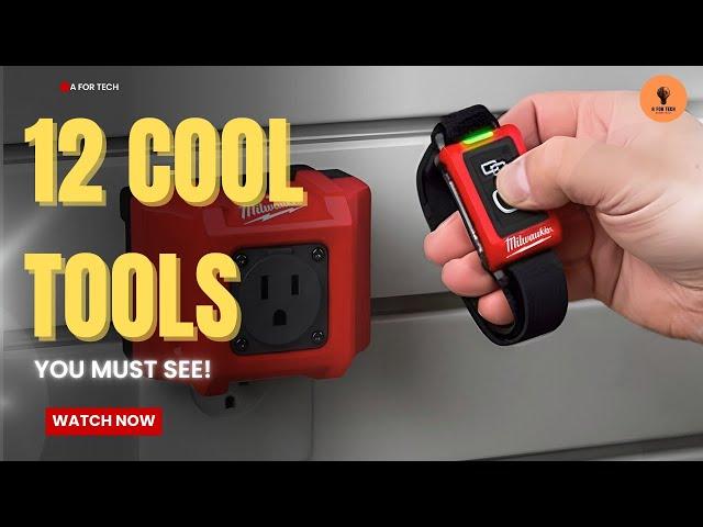 12 COOL TOOLS YOU'LL WANT TO BUY! #tech