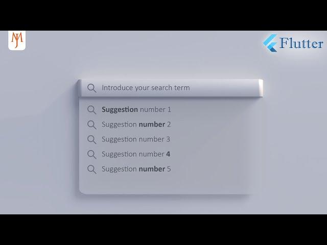 Flutter Search Textfield (inside ListView/AppBar)