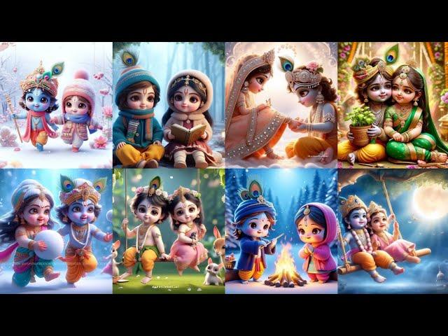 Cute Little Radha Krishna Beautiful Wallpapers, Images, Dp, Pics | Radha Krishna  Dpz #radhakrishna