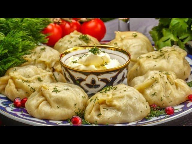 ИЗУМИТЕЛЬНО ВКУСНЫЕ МАНТЫ С  ТЫКВОЙ! НАСТАЯШИЙ УЗБЕКСКИЙ МАНТЫ!ХОЗЯЮШКА УЗБЕЧКА ГОТОВИТ.