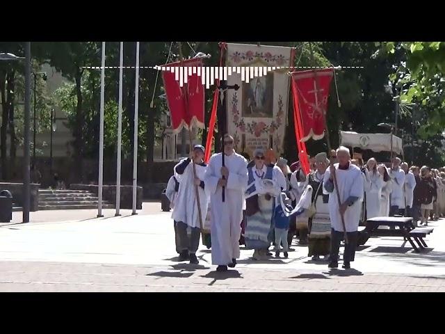 Švč. Kristaus Kūno ir Kraujo (Devintinių) iškilmės procesija. Šiauliai. 2023 m.