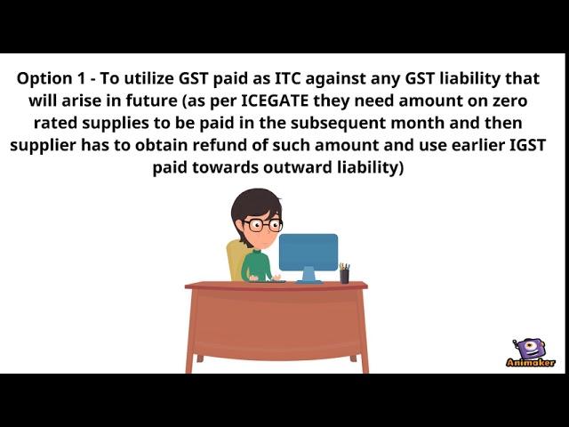 GST Refund : Export of Service on Payment of IGST