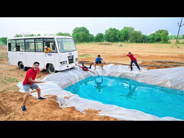 Driving Our Bus Underwater| बस को पानी में कभी मत डुबाना 