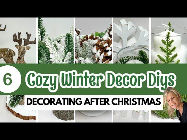 Get Cozy With These Winter Decor Diys / Decorating After Christmas