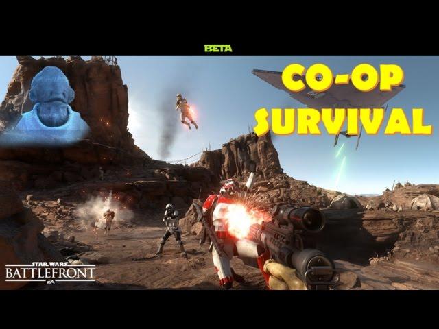 Star Wars: Battlefront Beta | Co-Op Survival Gameplay on Tatooine