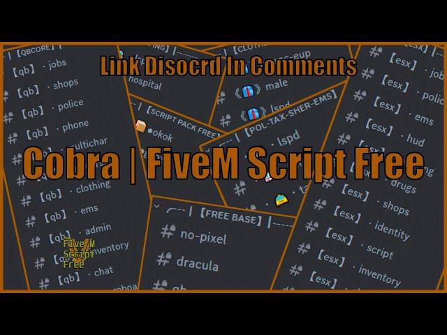 Script FiveM Free  | QB - ESX  |  MLO  | CARS  | CLOTHES  |  BASES FREE  |  +600 SCRIPTS