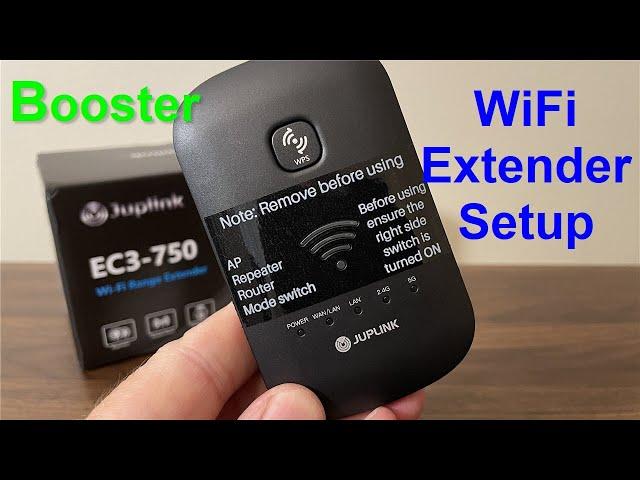 Juplink Wifi Range Extender setUp & Factory Reset: JupLink Extender EC3-750 | WiFi Booster