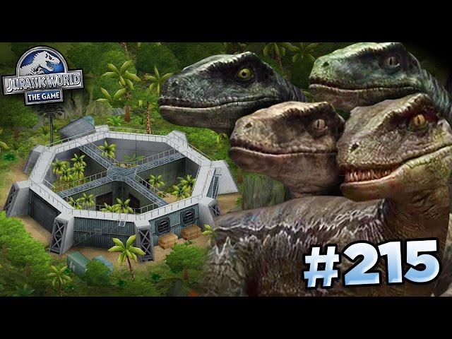 RAPTOR SQUAD IS HERE!!! || Jurassic World - The Game - Ep215 HD