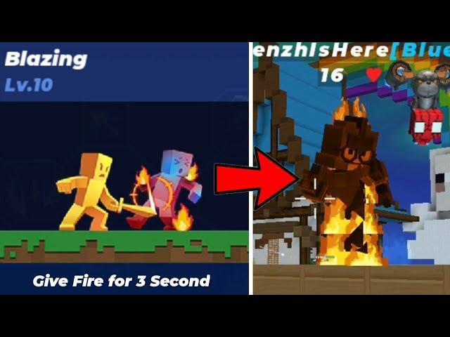 Unlocking Blazing Talent in Bedwars | Blockman Go