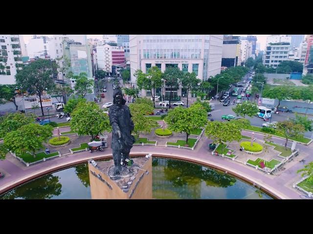 Fly Over Ho Chi Minh City - Saigon - Vietnam Best Aerial Drone Flycam Footage 1080p HD