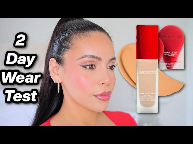 One Size Turn Up The Base Full Beat Liquid Foundation: 2 Day Wear Test