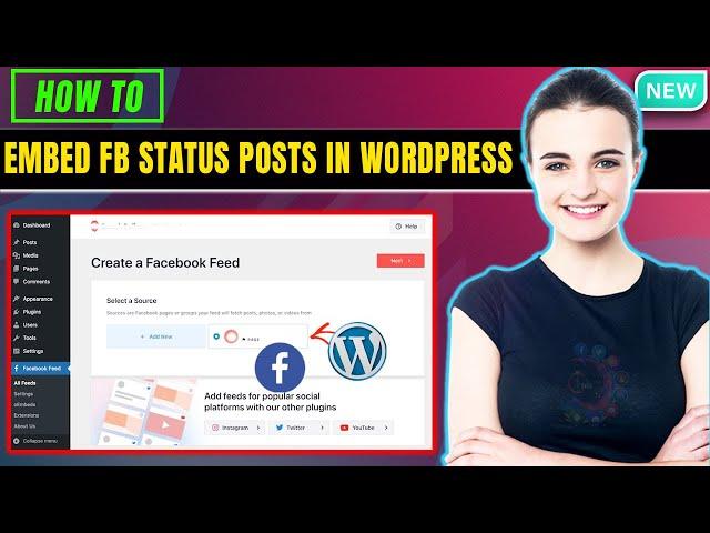 How to Embed Facebook Status Posts in WordPress 2024 | Facebook feed for wordpress