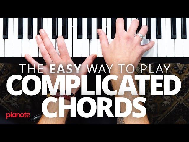 Learn How To Play Advanced Chords On Piano  (Beginner Lesson)