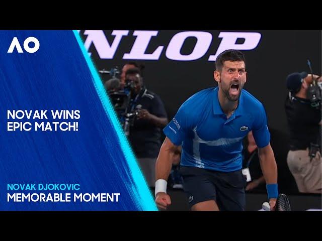 Novak Djokovic Beats Carlos Alcaraz! | Match Point | Australian Open 2025