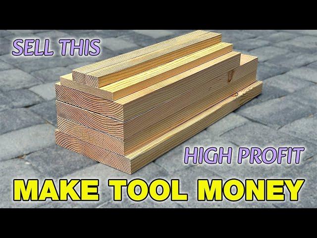 TRENDING Beginner Woodworking project that SELLS - ONE BOARD BUILD (almost)