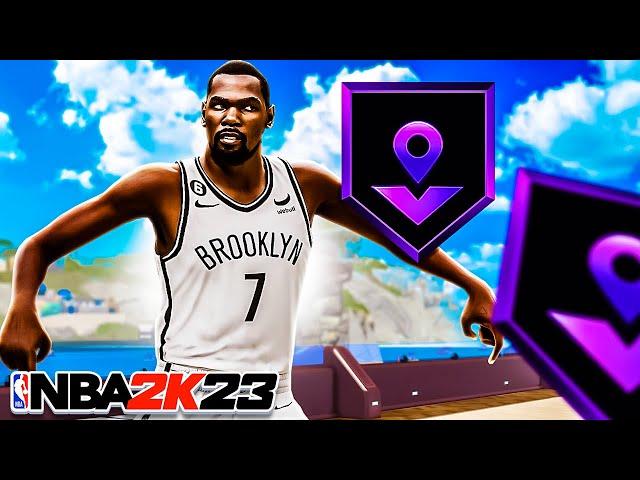 KEVIN DURANT BUILD + HOF SPACE CREATOR BADGE is GAME-BREAKING (NBA 2K23)