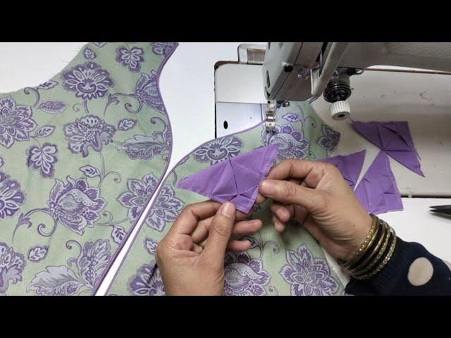 Very Beautiful & Easy Neck Design With Dori Piping Cutting & Stitching | Simple Neck Design 2024