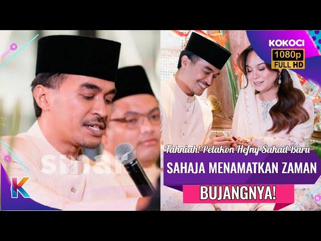 Tahniah! Pelakon Hefny Sahad Baru Sahaja Menamatkan Zaman Bujangnya!