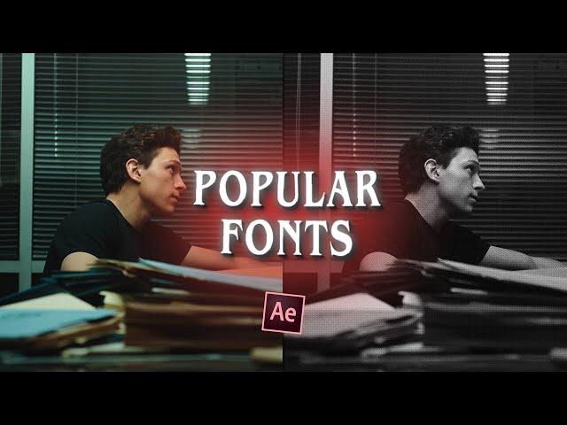 popular fonts for editing