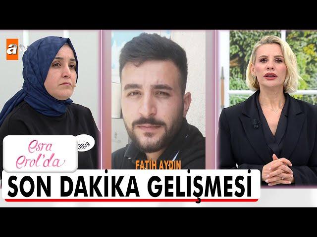 Fatih ile ilgili 5 aylık sır perdesi aralanıyor! - Esra Erol'da 9 Aralık 2024