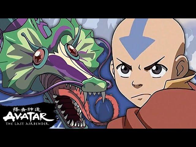 Team Avatar Escapes the Serpent!  Full Scene | Avatar: The Last Airbender