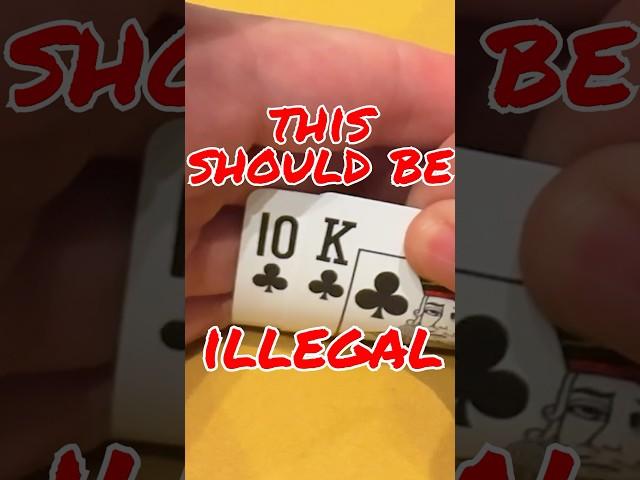 this strategy should be ILLEGAL  #poker #pokerhand #pokerhands