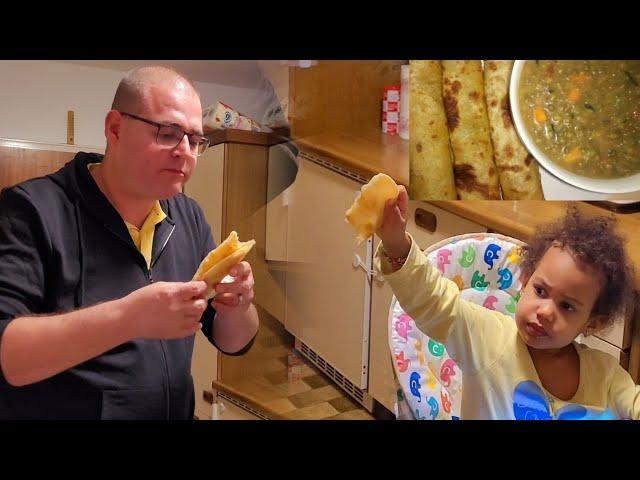 HUSBAND TRYS AFRICAN FOOD FOR THE FIRST TIME! Dengu & Chapati |Cook with Us