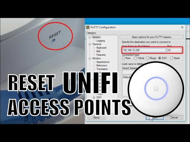 How to reset Unifi Access Points to factory default | English Version