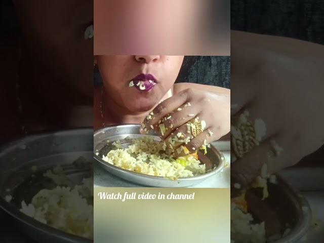 MUKBANG mania ASMR 3 dishes #mukbang #explorepage #viralvideo #baigan #aaloo #pattagobhikisabji