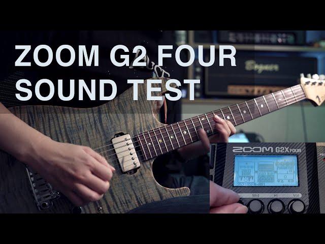 ZOOM G2 FOUR SOUND TEST