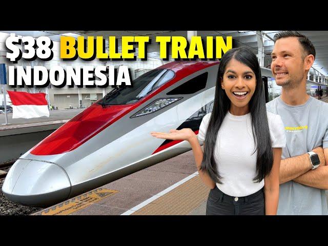 Riding Indonesia's FIRST CLASS Bullet Train from Jakarta to Bandung 