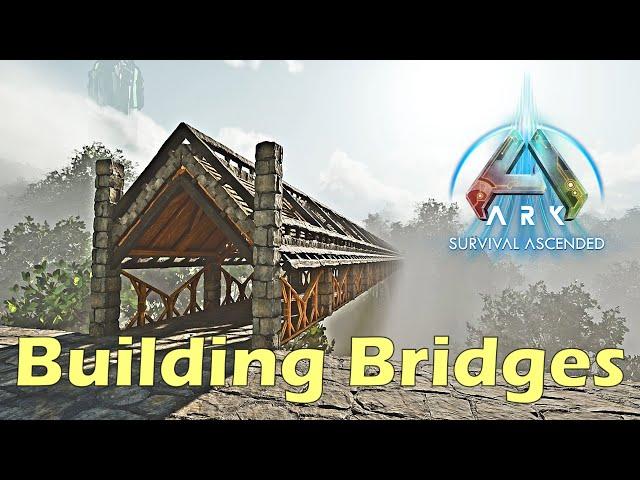 Building and Decorating a Floating Bridge - Ark Survival Ascended [Episode 3]