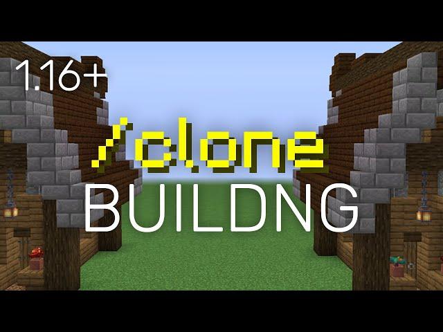 Minecraft /CLONE Command Tutorial [1.20]