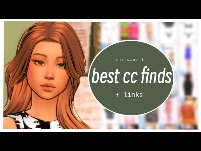 best sims 4 cc you need + links || hair, tops, and more.