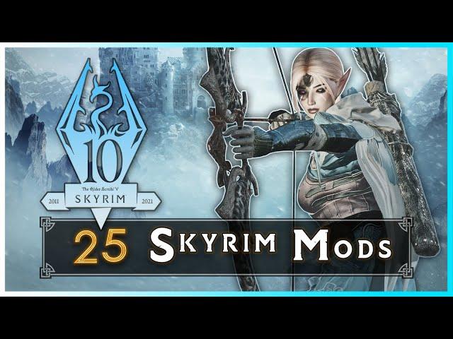 Remastering Skyrim | 25 GAMEPLAY Mods I CANNOT Play Without!