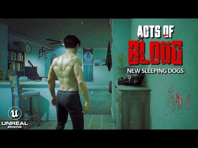 ACTS OF BLOOD Exclusive Gameplay Demo | New Brutal Action Game like SLEEPING DOGS coming in 2025