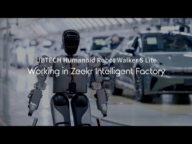 UBTECH Humanoid Robot Walker S Lite: Working in Zeekr Intelligent Factory