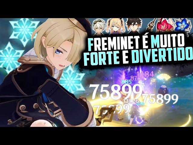 NÃO BUILD SEU FREMINET AINDA! FAÇA ISSO e FECHE o ABISMO. Com ESSE TIME & BUILD F2P! GENSHIN IMPACT!