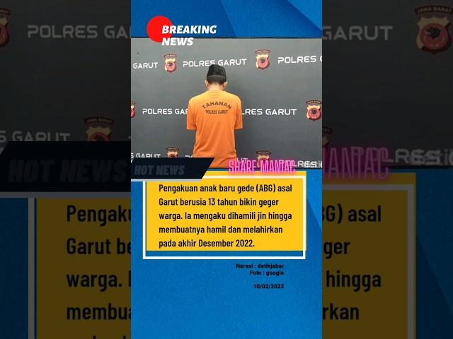 Ngaku Dihamili Jin, ABG Garut Ternyata 15 Kali Diperkosa Ayah Tiri