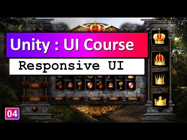 Unity Responsive UI Tutorial - Canvas Scalar [04]