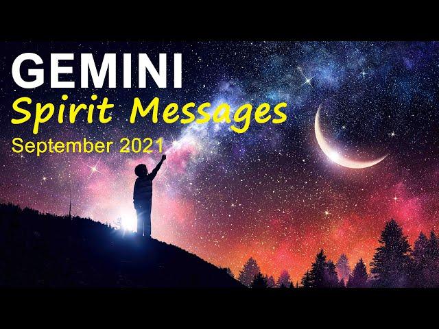 GEMINI SPIRIT MESSAGES - SEPTEMBER 2021 "YOU RECEIVE GOOD NEWS GEMINI" Gemini Tarot Reading #Youtube