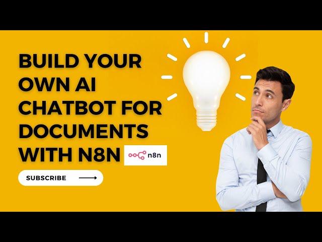 Build Your Own AI Chatbot for Documents with n8n (No Code Required!) [Part 1]