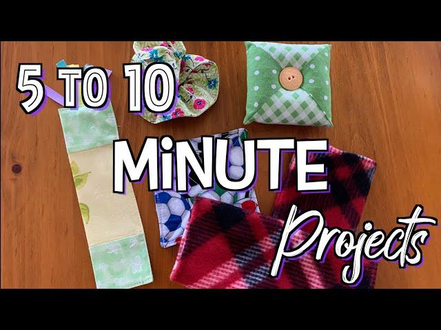 Easy 10 Minute Sewing Projects | Volume 1| The Sewing Room Channel