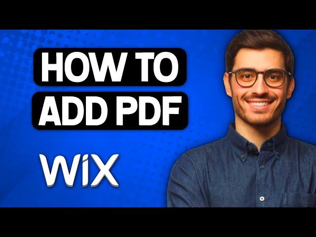 How to Add PDF on Wix Website! (2022)