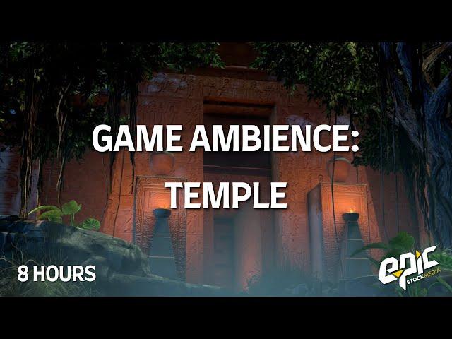 8 Hours of Tranquil Ancient Forest Temple Ambience | Relaxing Game Soundscape