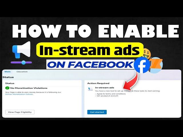 How to Enable "In-Stream Ads" on Facebook 2024 | Unlock In-Stream Ads Monetization Tools (NEW)